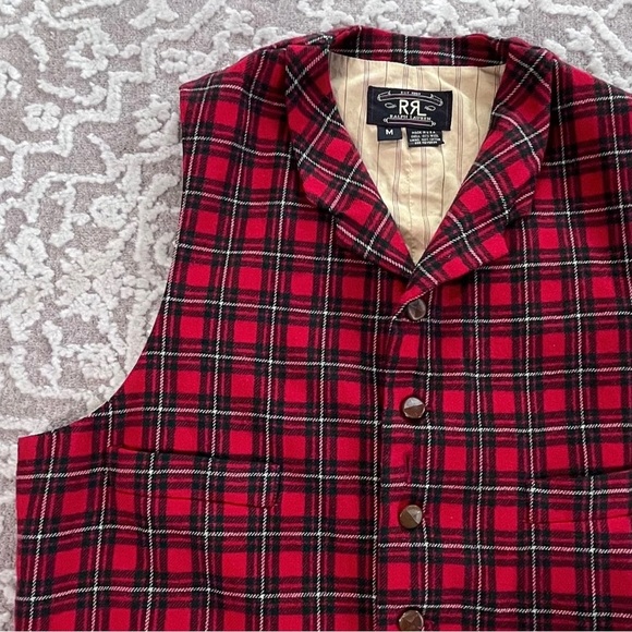 VTG Ralph Lauren Double RL Men’s Wool Bankers Vest - Picture 8 of 16